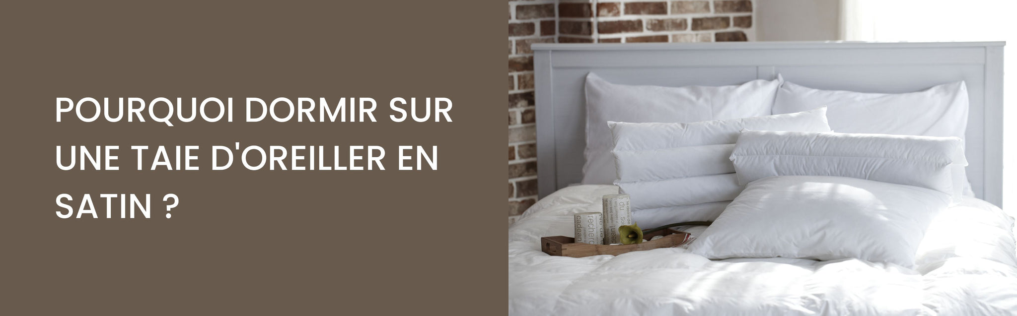 Taie oreiller en satin topbrush