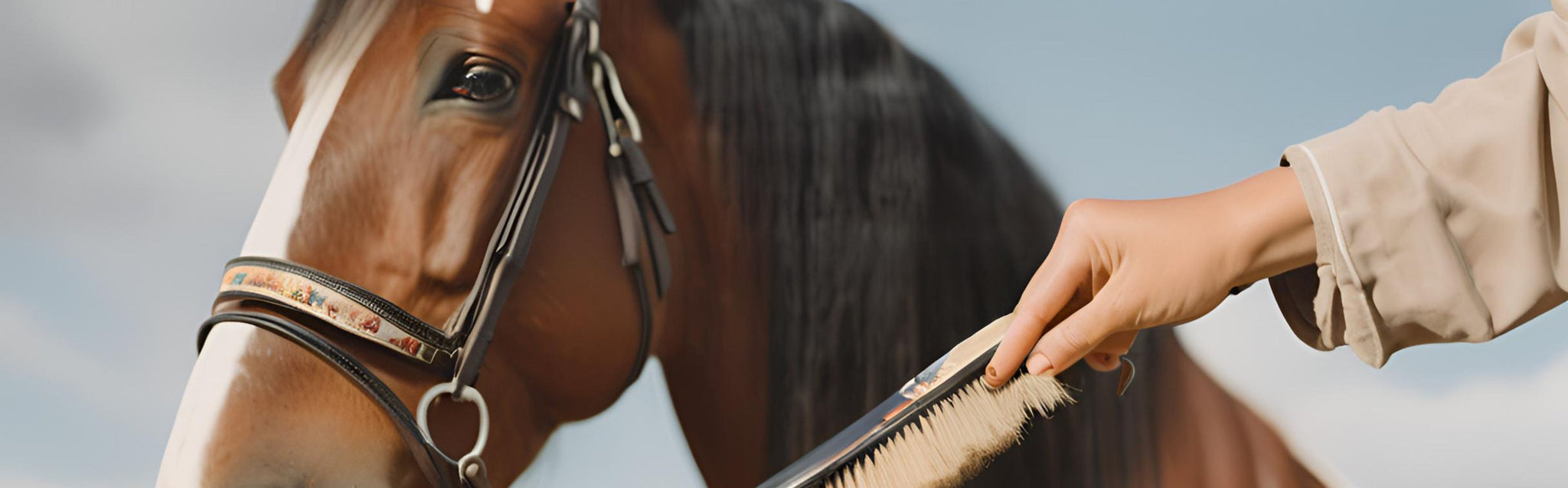 brosse cheval
