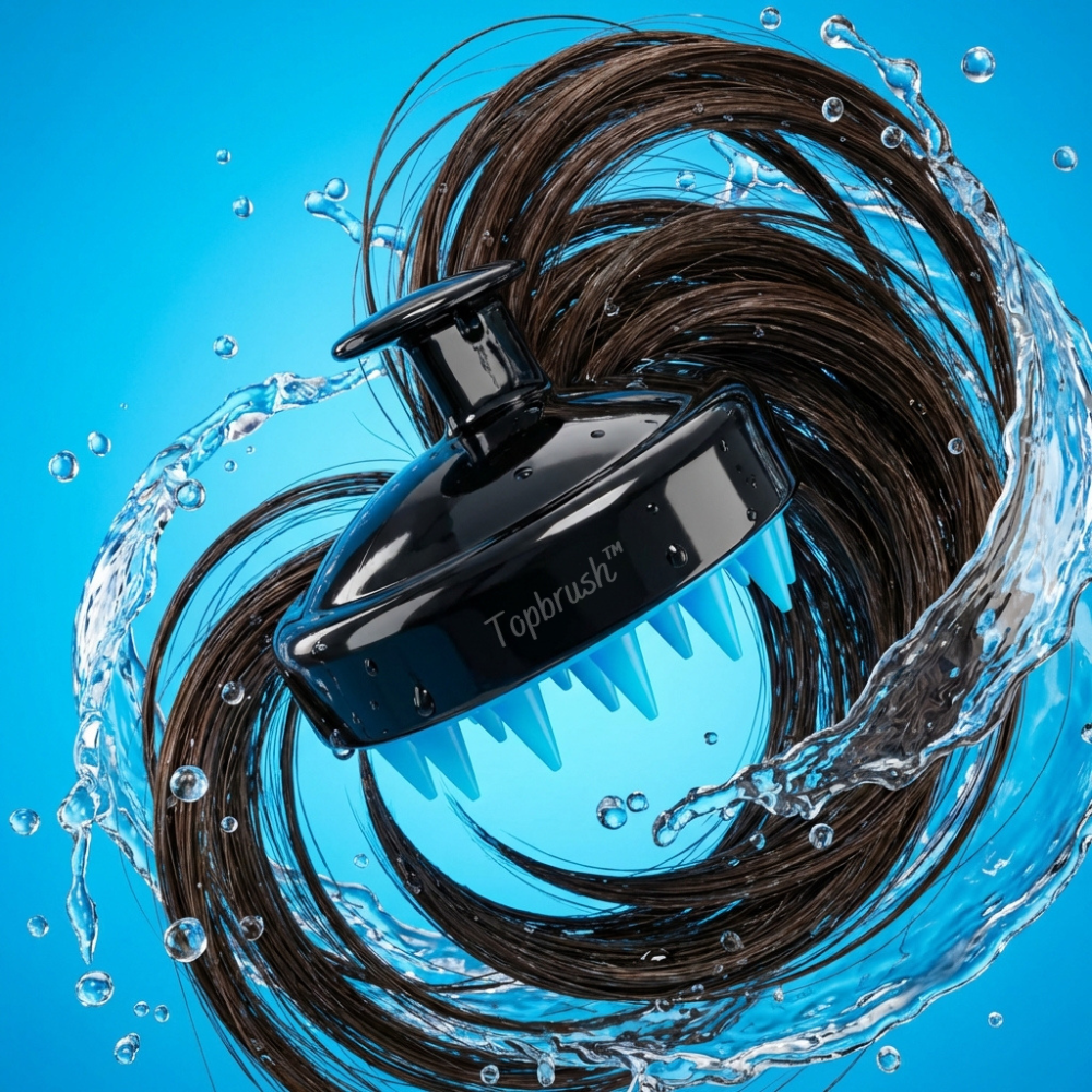 brosse_massante_de_shampoign_topbrush_bleu