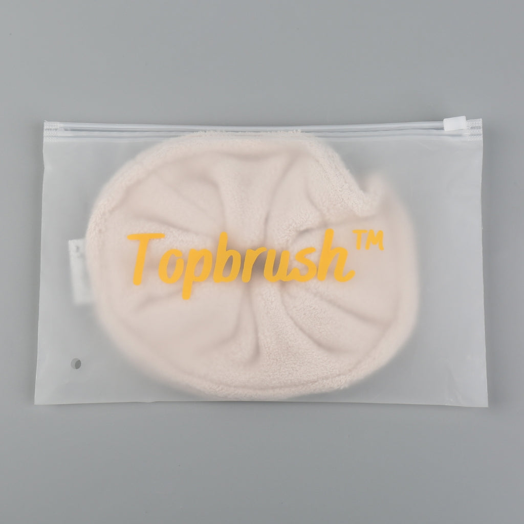 chouchou microfibre beige