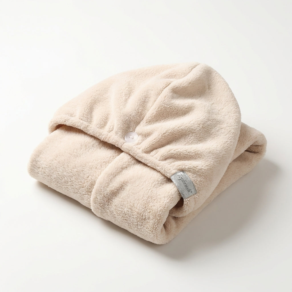 serviette_microfibre_cheveux_topbrush_beige