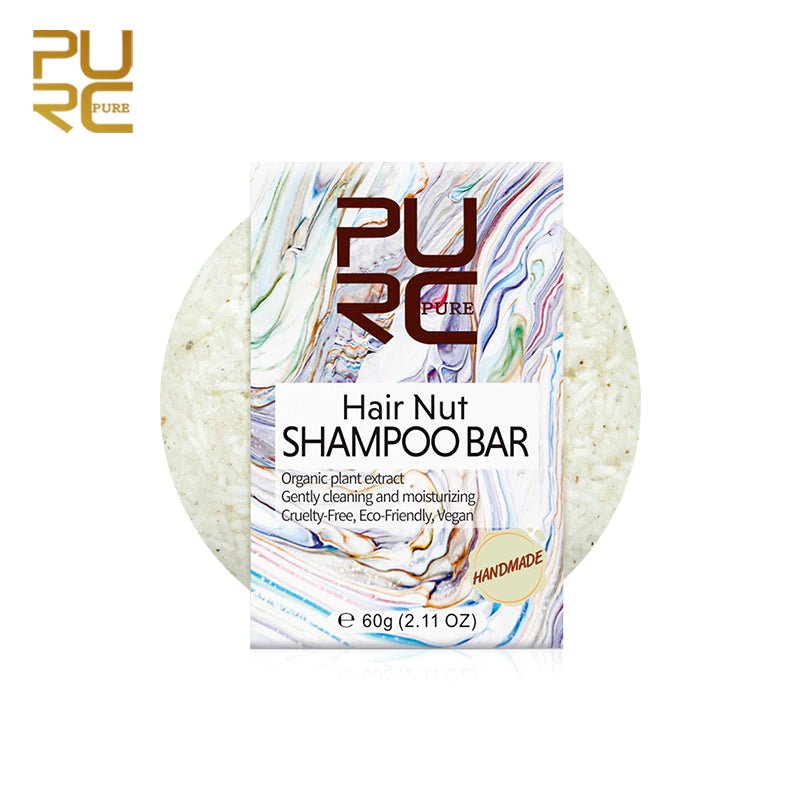 Pure shampoing solide Hair Nut "cheveux secs/abimées" - topbrush