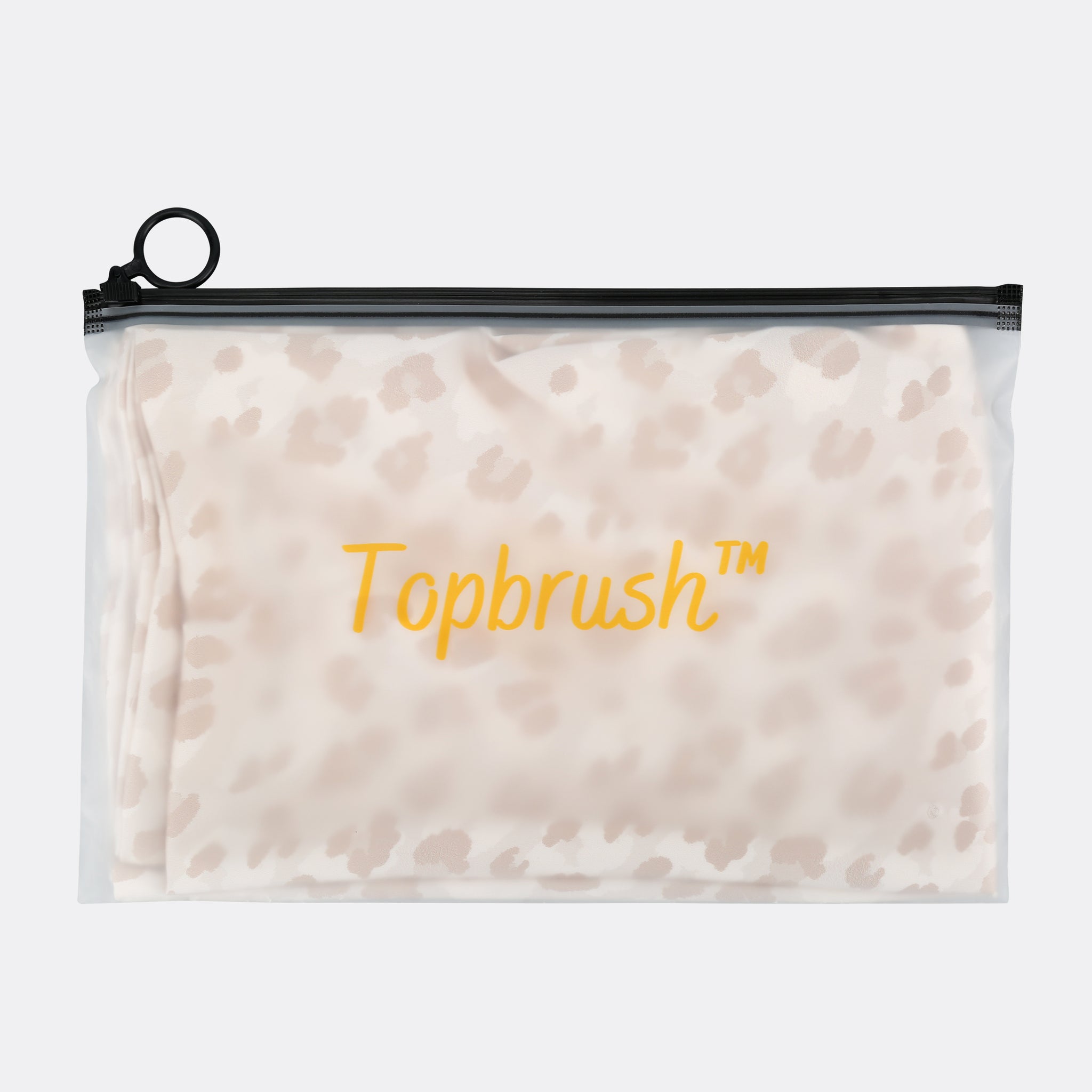 Taie d'oreiller satin leopard