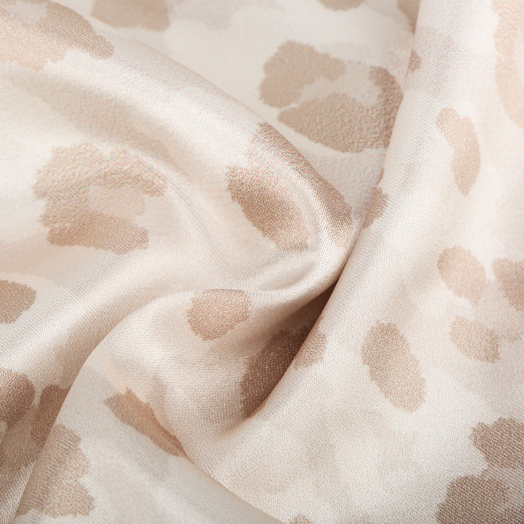 Taie d'oreiller satin leopard