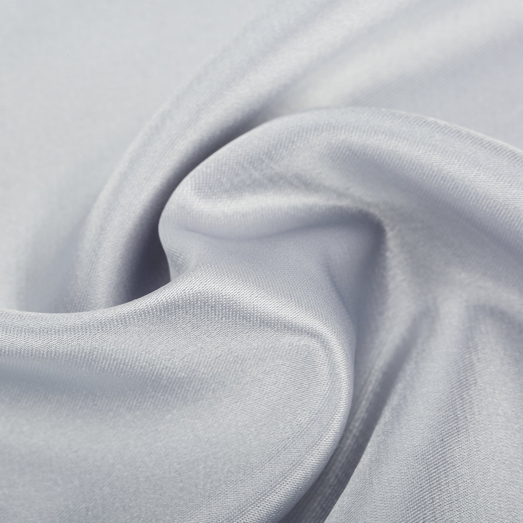 Taie d'oreiller satin argenté